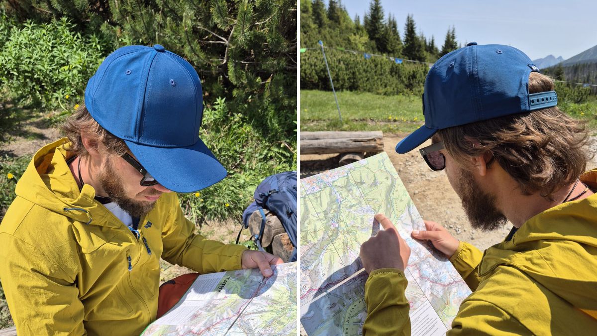 ALPINUS Czapka z daszkiem Bilbao - niebieska
